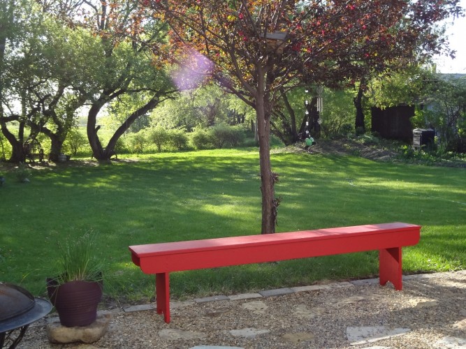 red bench - sm